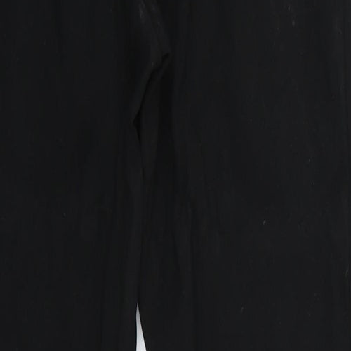 NEXT Womens Black   Cropped Leggings Size 12 L24 in