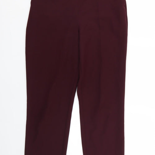 Miss Selfridge Womens Purple   Trousers  Size 10 L25 in