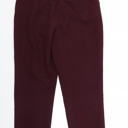Miss Selfridge Womens Purple   Trousers  Size 10 L25 in