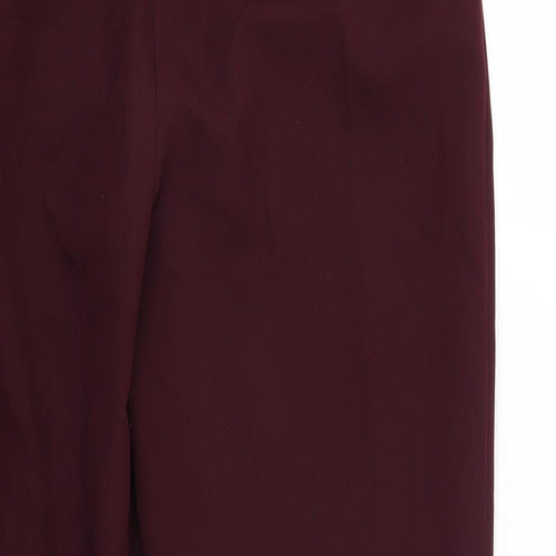 Miss Selfridge Womens Purple   Trousers  Size 10 L25 in