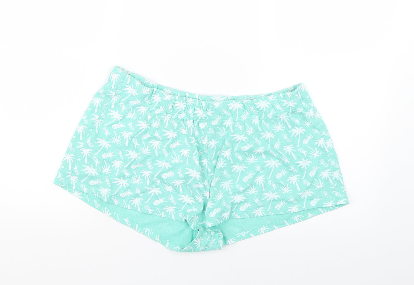 Ann Summers Womens Green Floral   Pyjama Pants Size 16