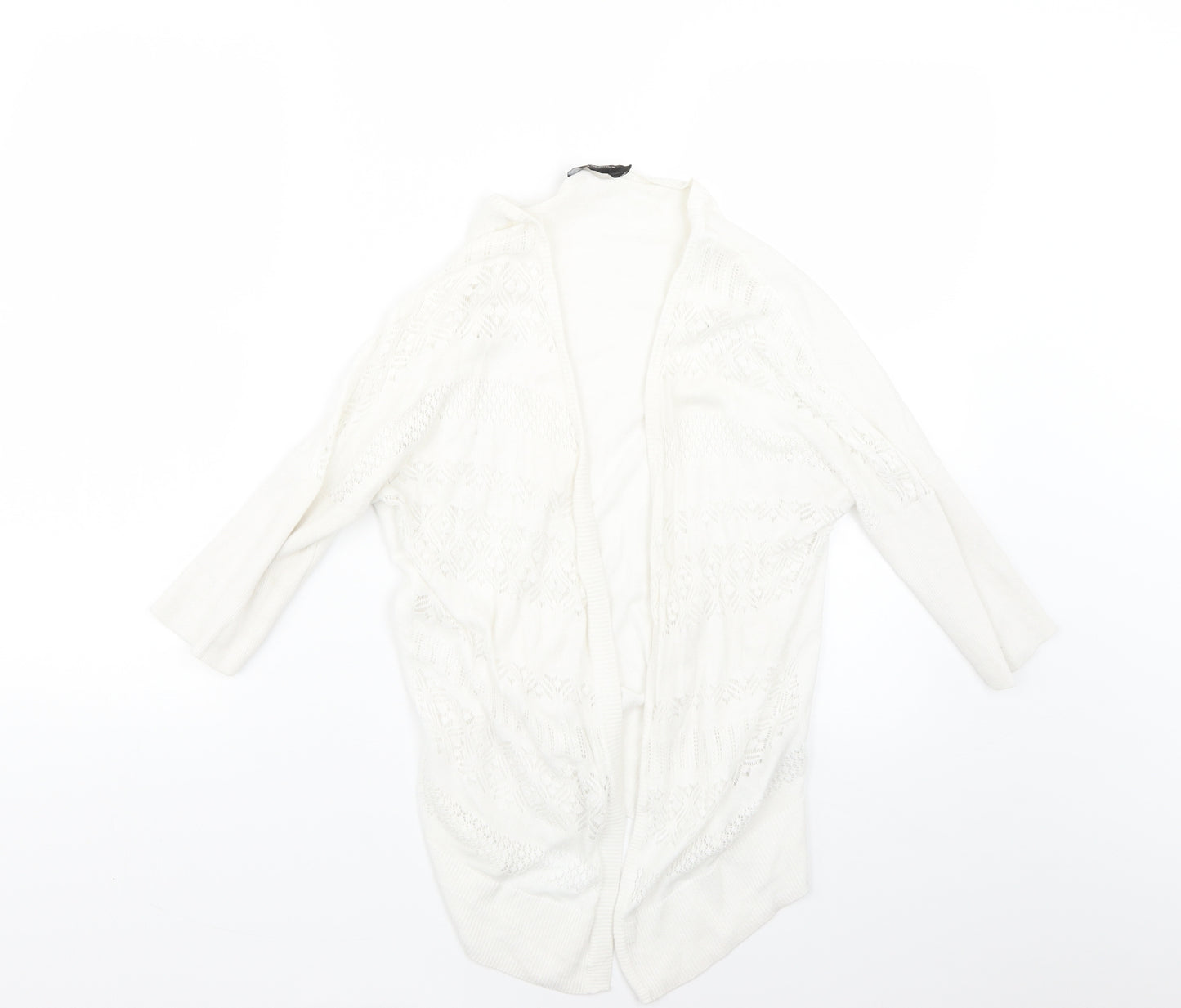 Dorothy Perkins Womens White   Cape Jumper Size S