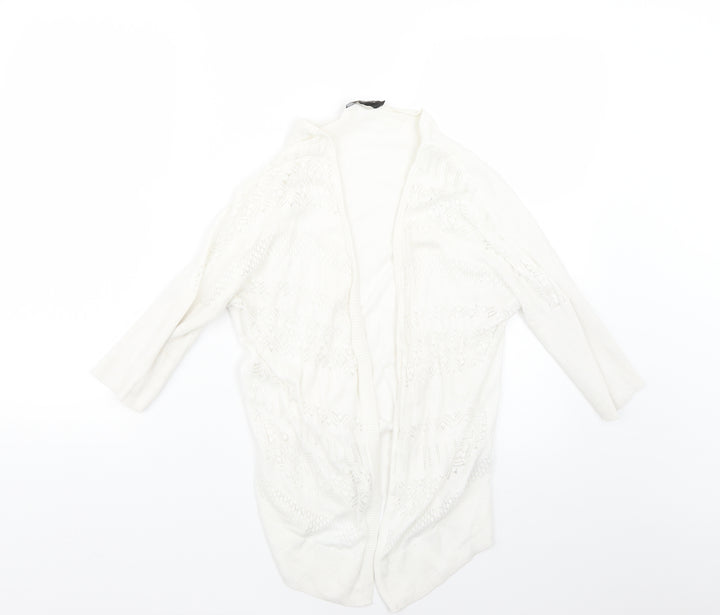 Dorothy Perkins Womens White   Cape Jumper Size S