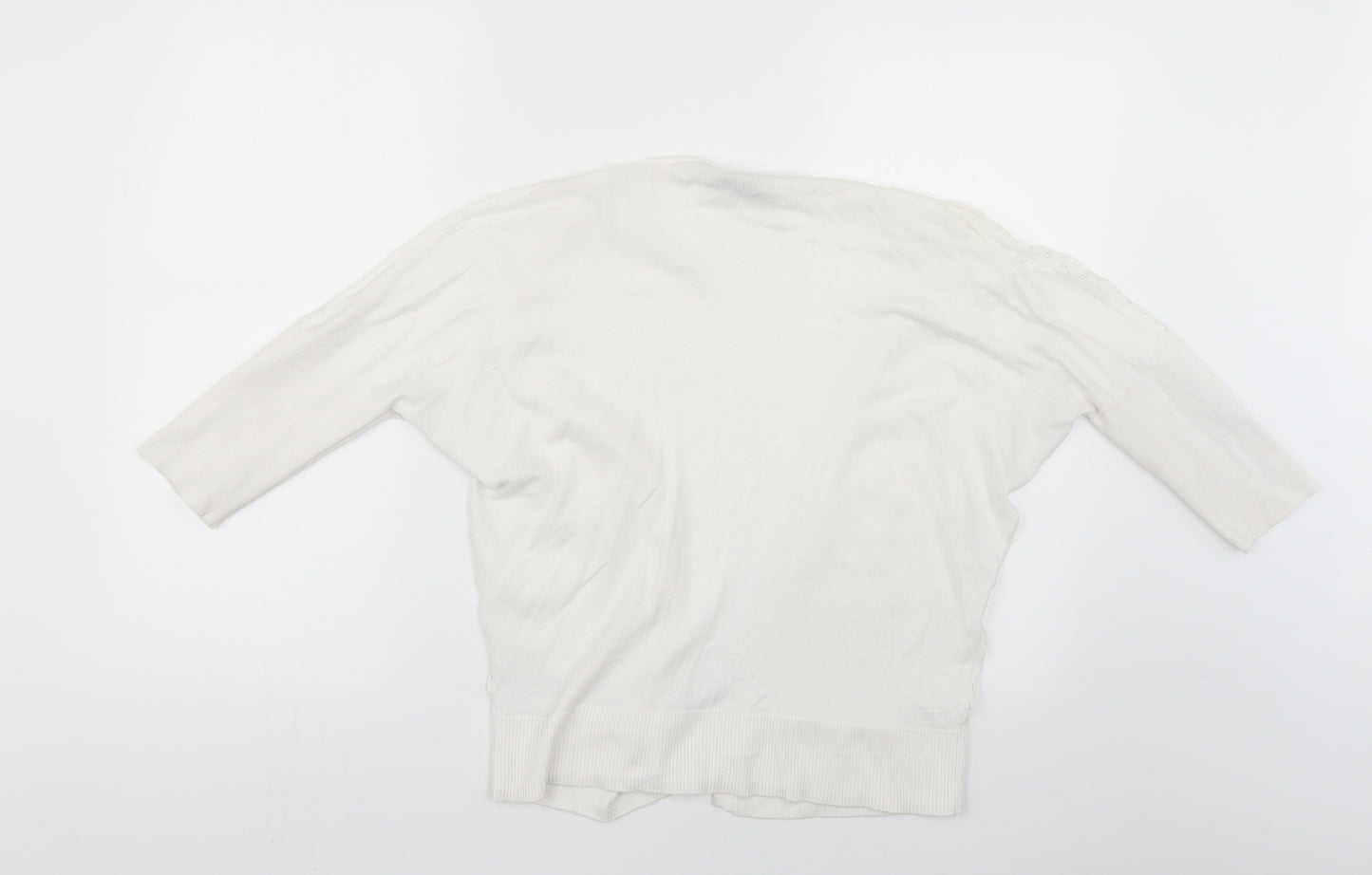 Dorothy Perkins Womens White   Cape Jumper Size S