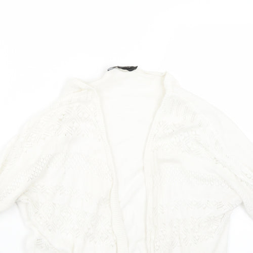 Dorothy Perkins Womens White   Cape Jumper Size S