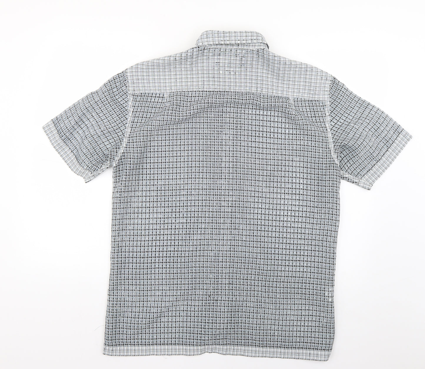 Marks and Spencer Mens Multicoloured Check   Button-Up Size M