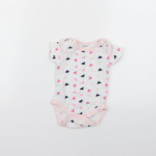 mummy Baby Pink Geometric  Babygrow One-Piece Size 0-3 Months