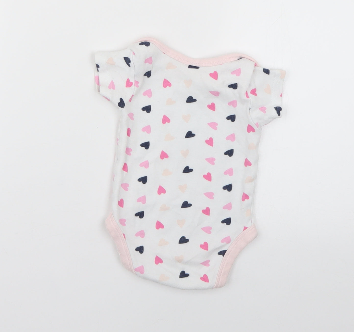 mummy Baby Pink Geometric  Babygrow One-Piece Size 0-3 Months