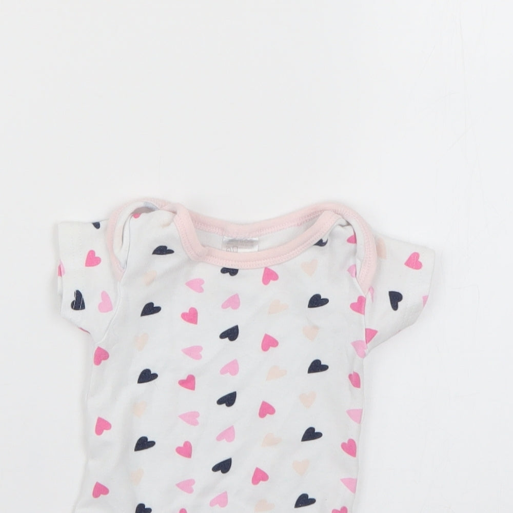 mummy Baby Pink Geometric  Babygrow One-Piece Size 0-3 Months
