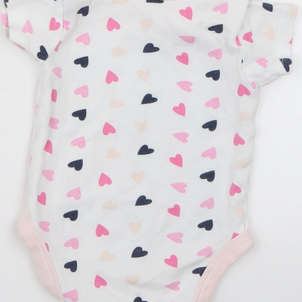mummy Baby Pink Geometric  Babygrow One-Piece Size 0-3 Months