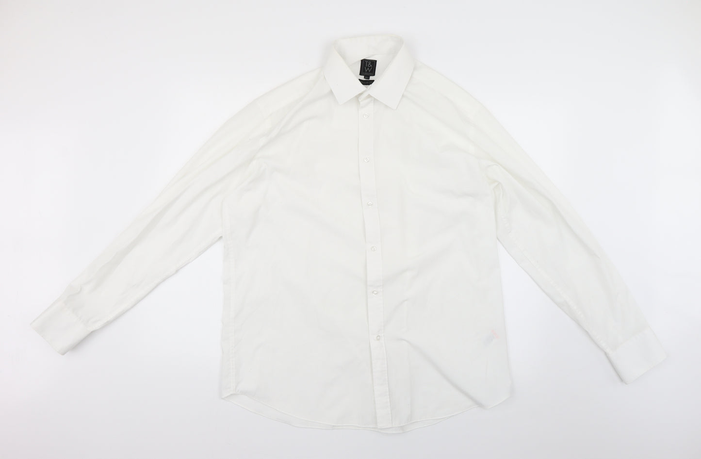 Taylor & Wright Mens White    Dress Shirt Size 42