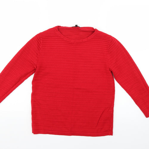 Warehouse Womens Red   Pullover Jumper Size 6