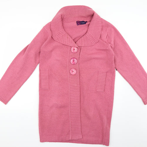 sarah dunnway Womens Pink   Cape Jumper Size L