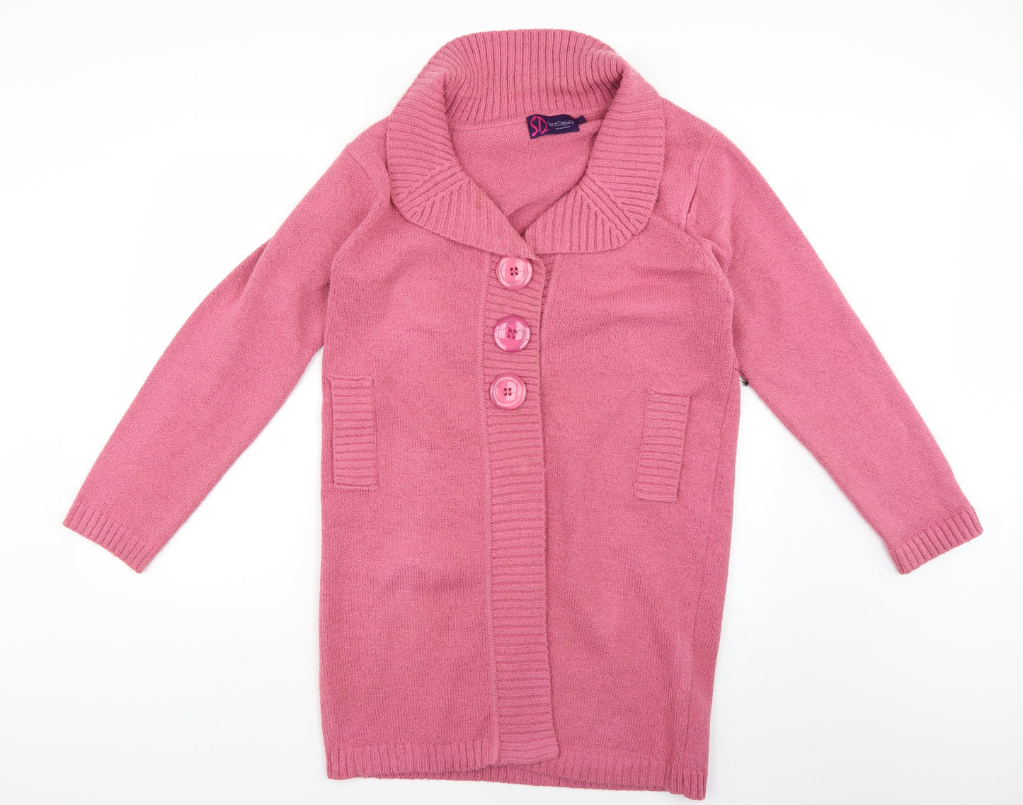 sarah dunnway Womens Pink   Cape Jumper Size L