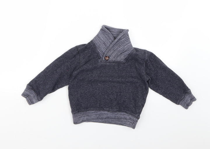 ptu Boys Blue   Pullover Jumper Size 2-3 Years