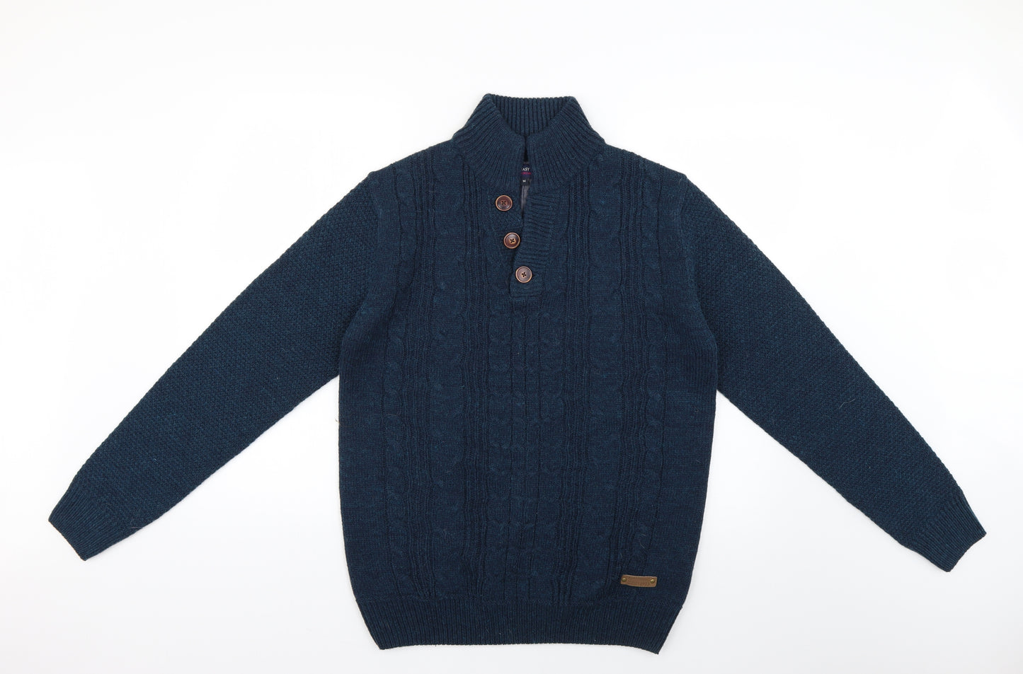Easy Mens Blue   Pullover Jumper Size M