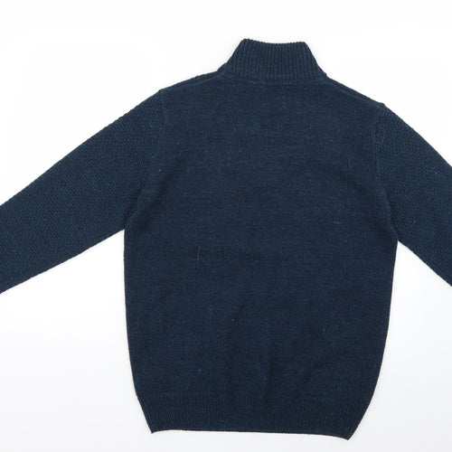 Easy Mens Blue   Pullover Jumper Size M