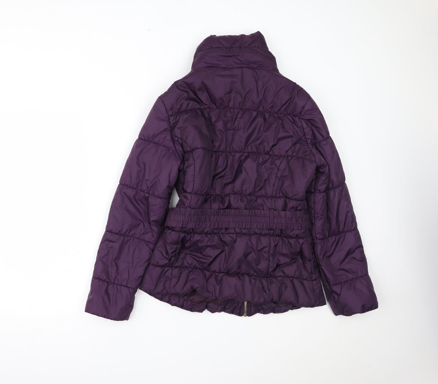 Marks and Spencer Womens Purple   Puffer Jacket Coat Size M