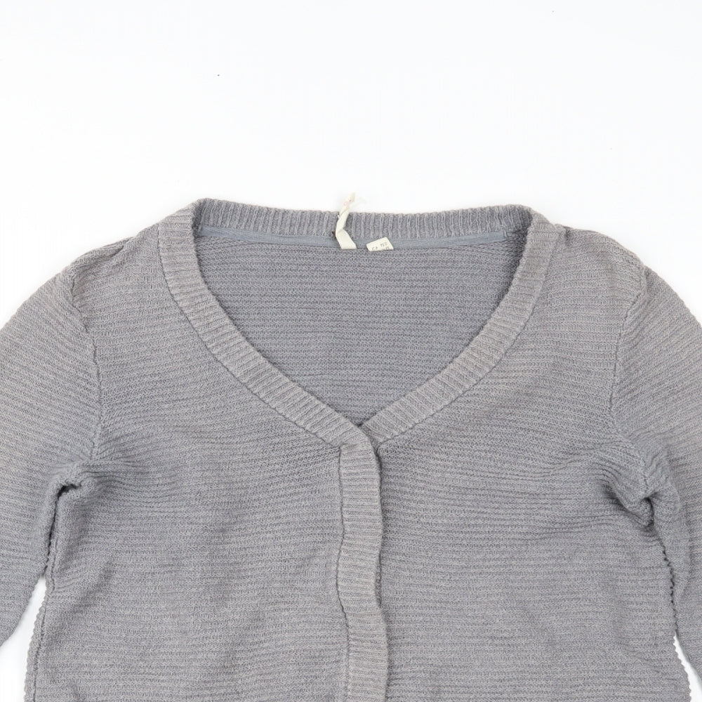 White Stuff Womens Grey   Cardigan Jumper Size 14