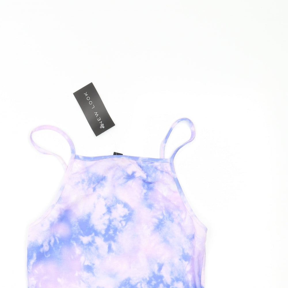 New Look Womens Purple   Camisole Tank Size 10