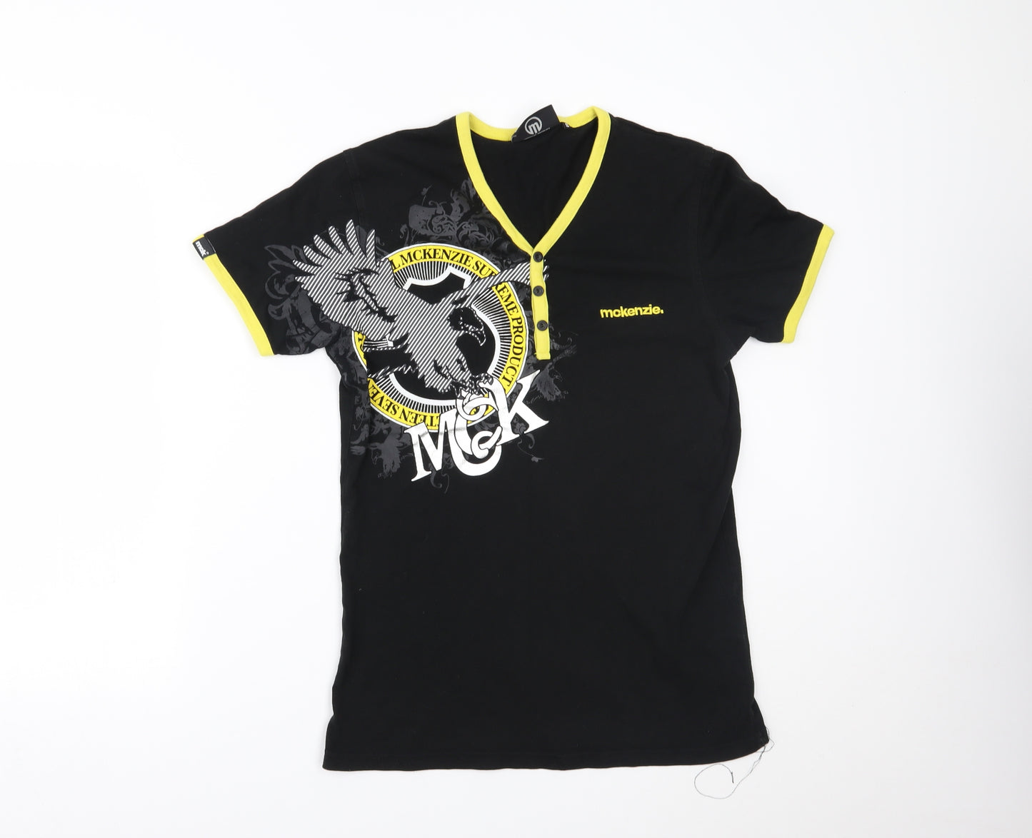 McKenzie Mens Black    T-Shirt Size S