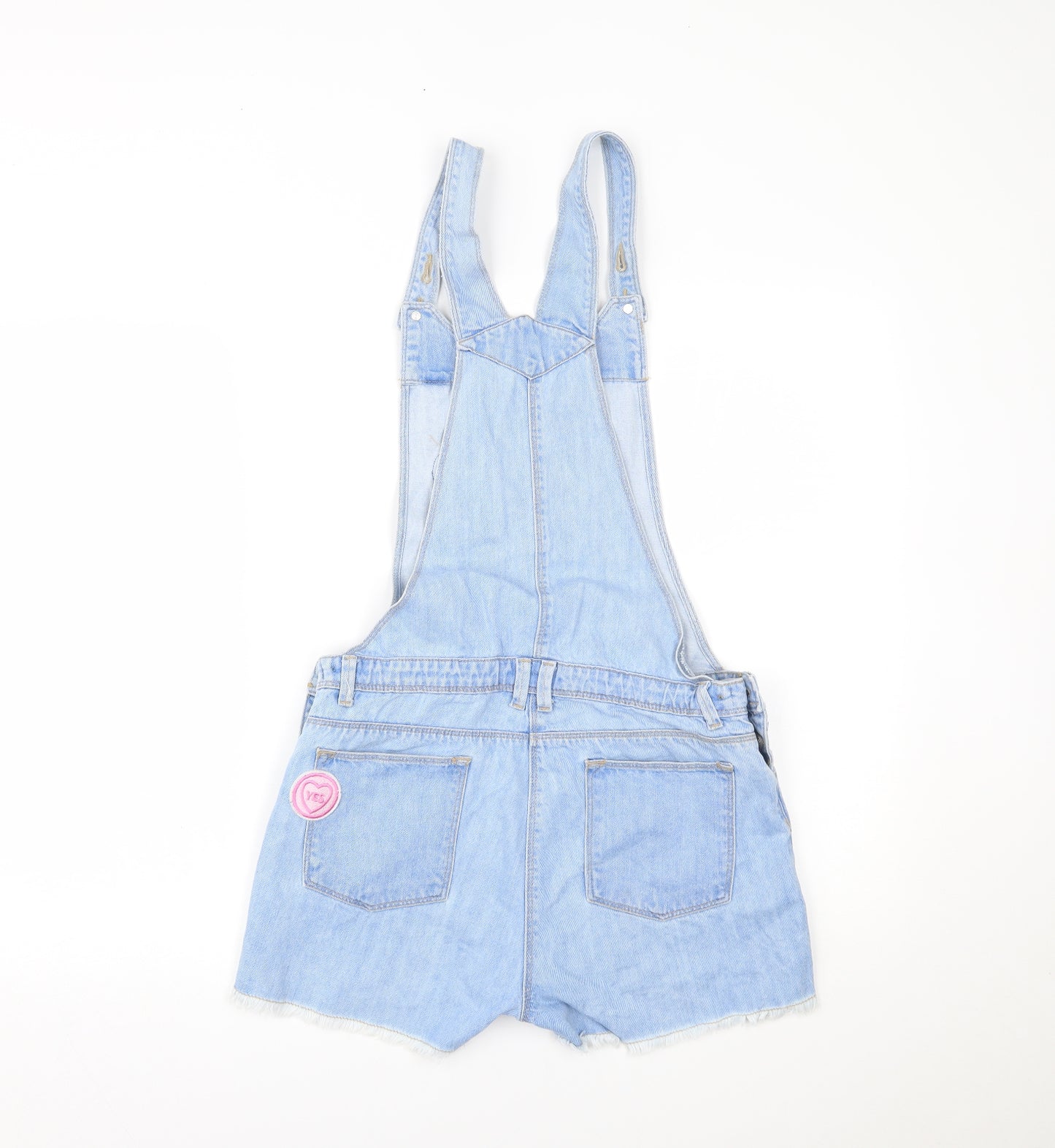 Matalan Girls Blue  Denim Dungaree One-Piece Size 16 Years