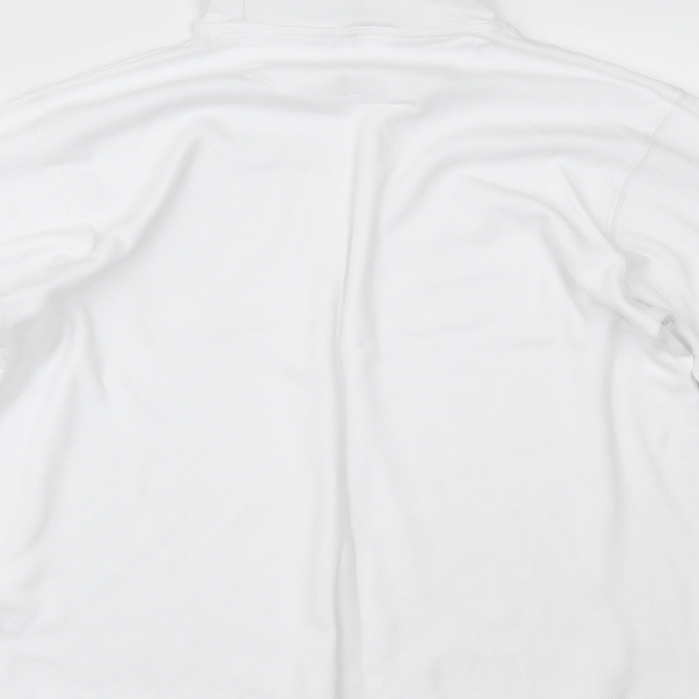 EWM Mens White    T-Shirt Size M