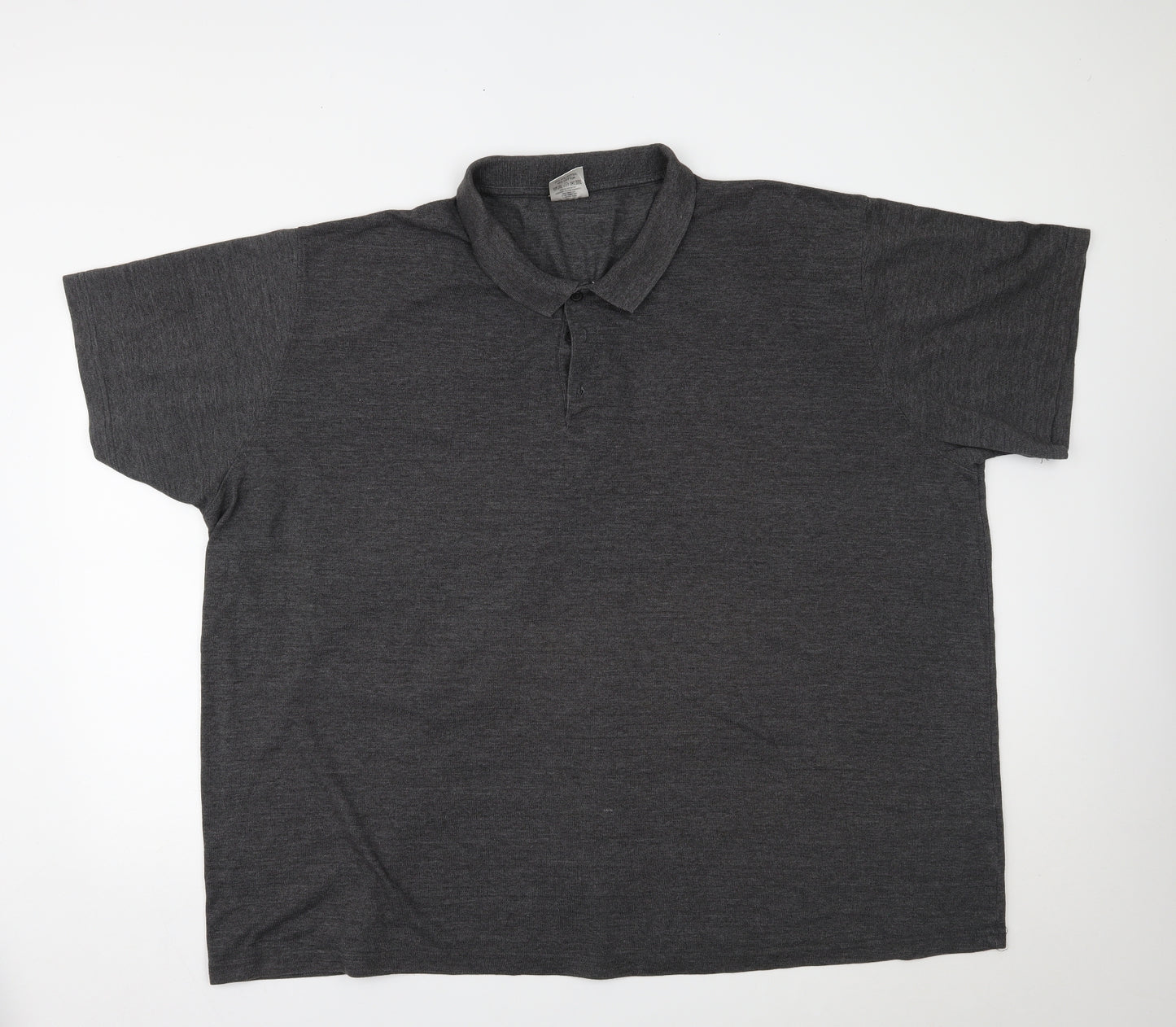 Action Polo Mens Grey    Polo Size 4XL