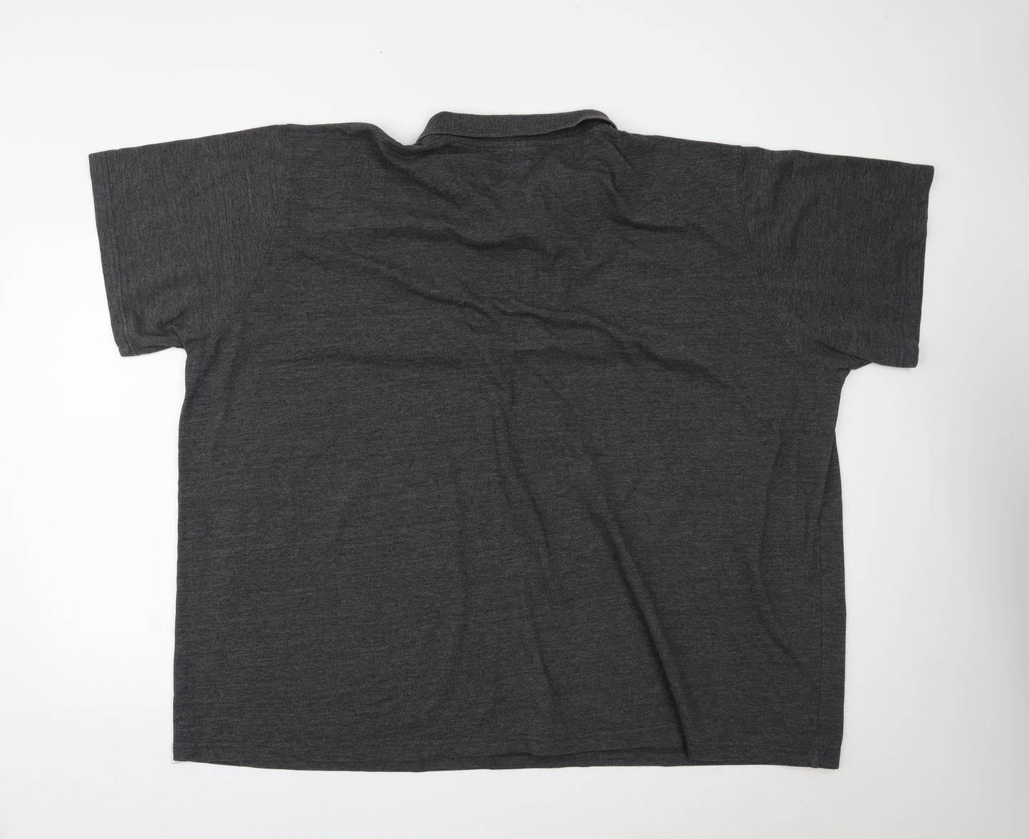 Action Polo Mens Grey    Polo Size 4XL