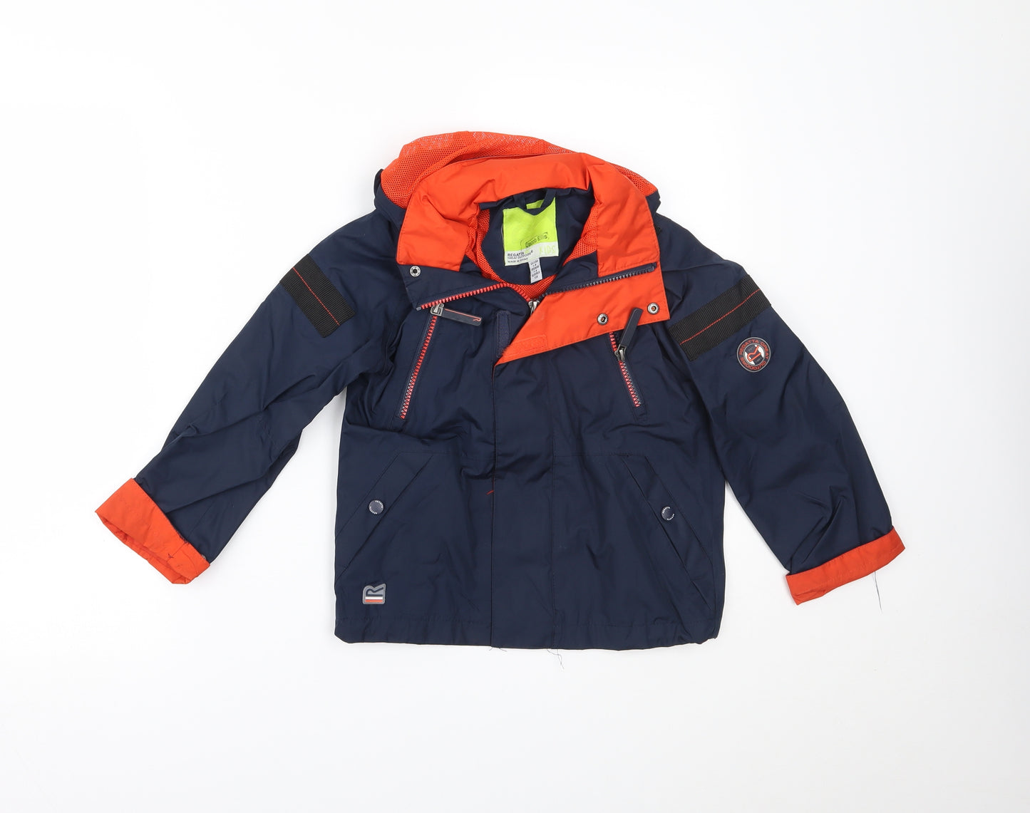 Regatta Boys Blue   Basic Coat Coat Size 7-8 Years