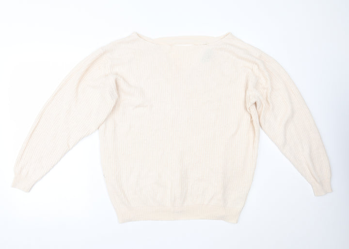 New Look Womens Beige Pullover Jumper Size S