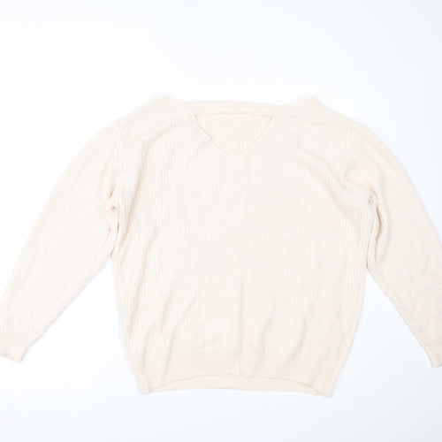 New Look Womens Beige   Pullover Jumper Size S