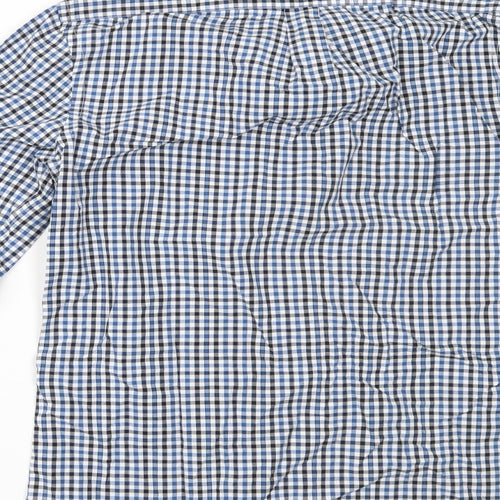 Gap Mens Blue Check   Button-Up Size M
