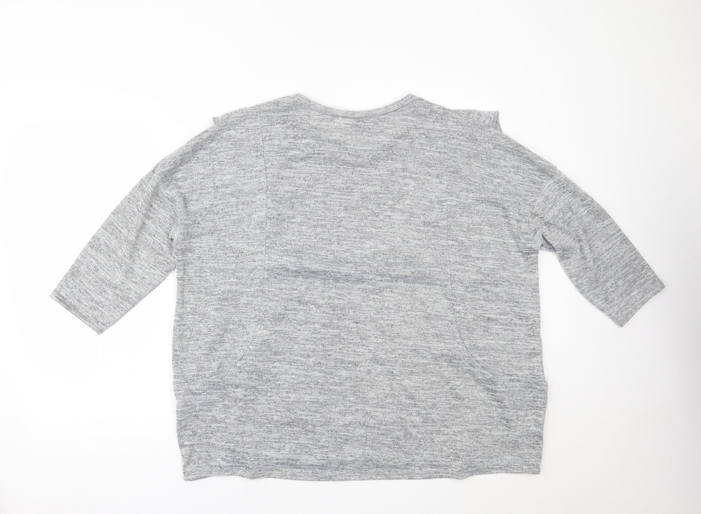 Red Herring Womens Grey   Basic Blouse Size 20