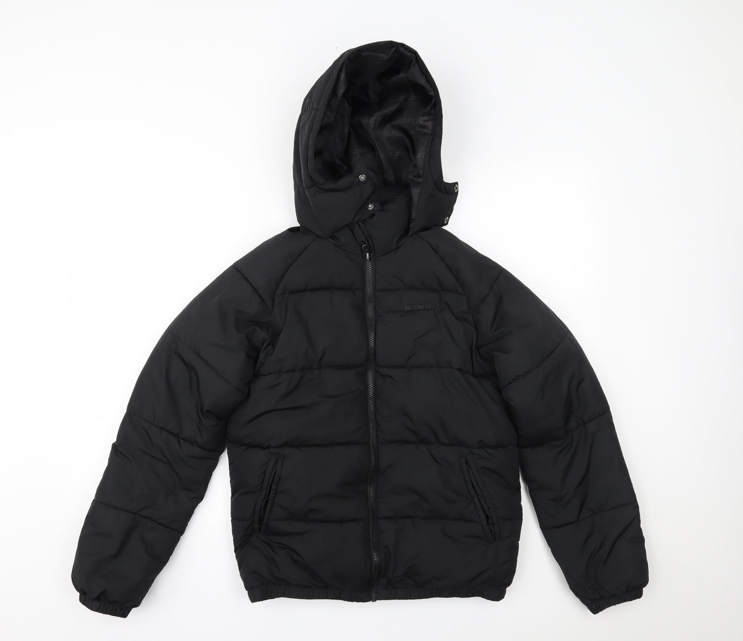 Kalinga Ashok Monki Long Black Puffer Coat Parka Jacket Mckenzie