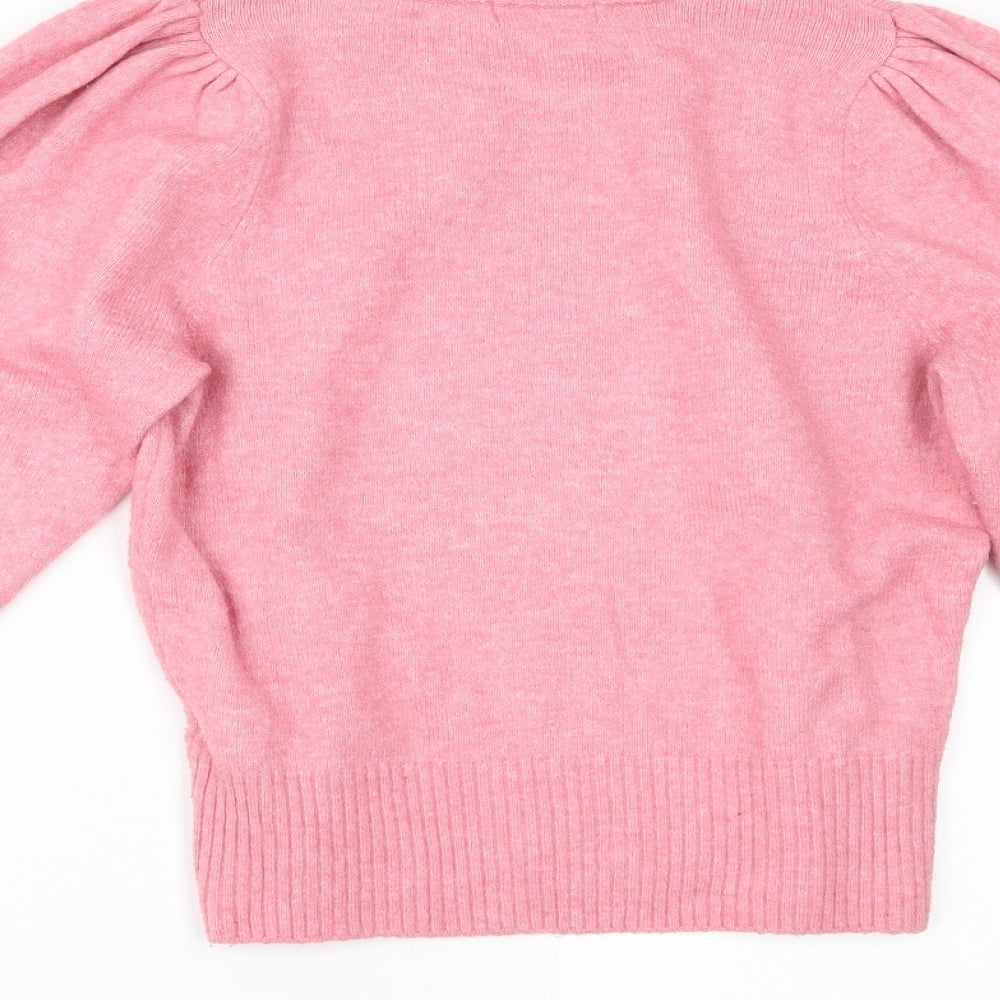 H&M Womens Pink   Pullover Jumper Size S