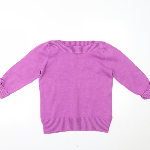 Marks and Spencer Womens Purple   Pullover Jumper Size 14