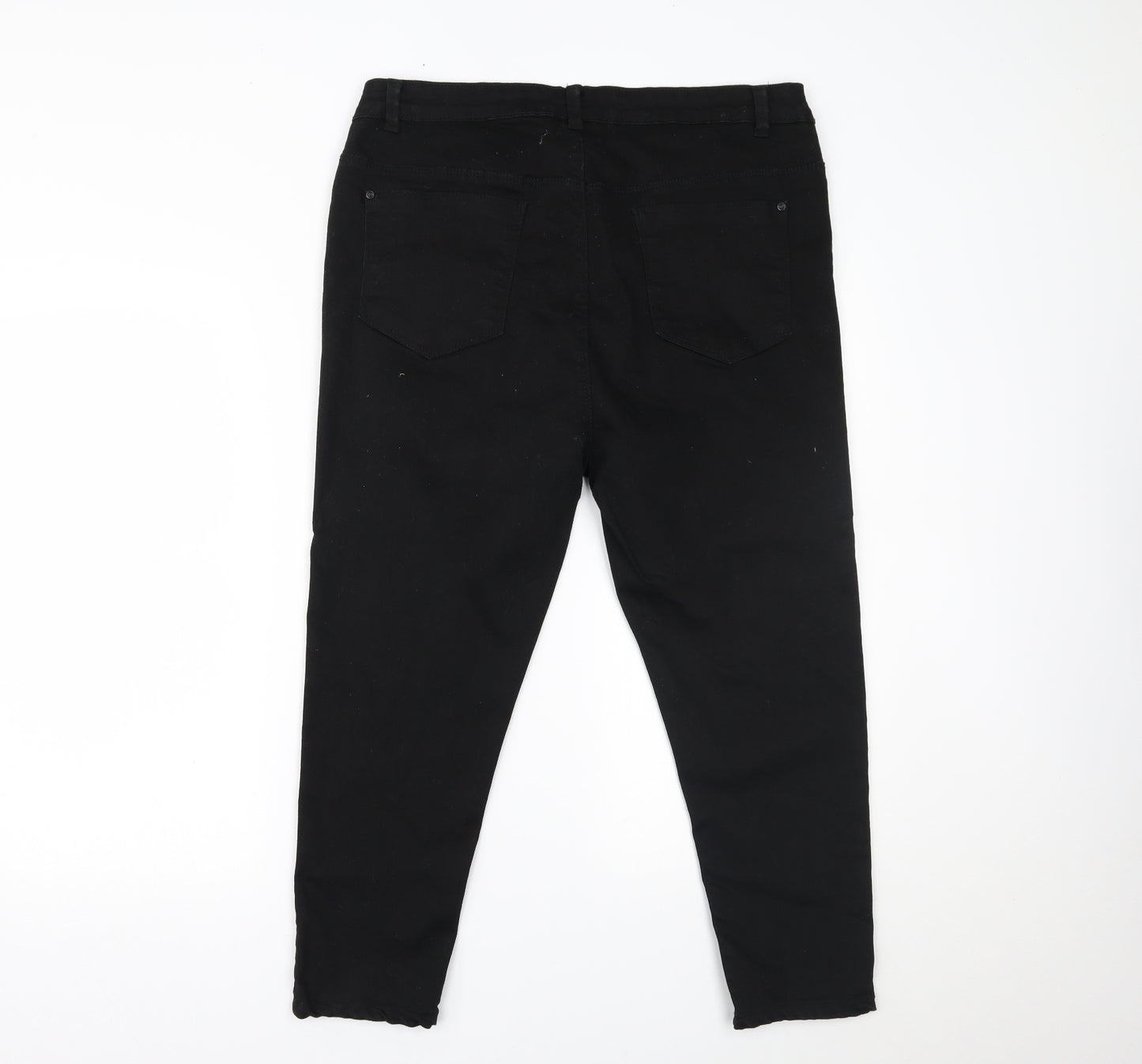 Simply Be Womens Black  Denim Jegging Jeans Size 20 L21 in