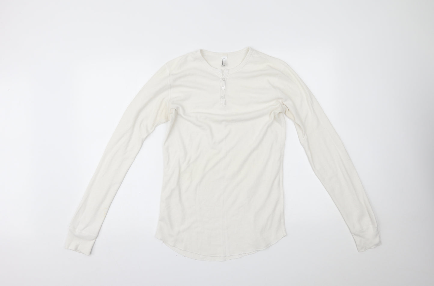 American Apparel Mens White    T-Shirt Size M