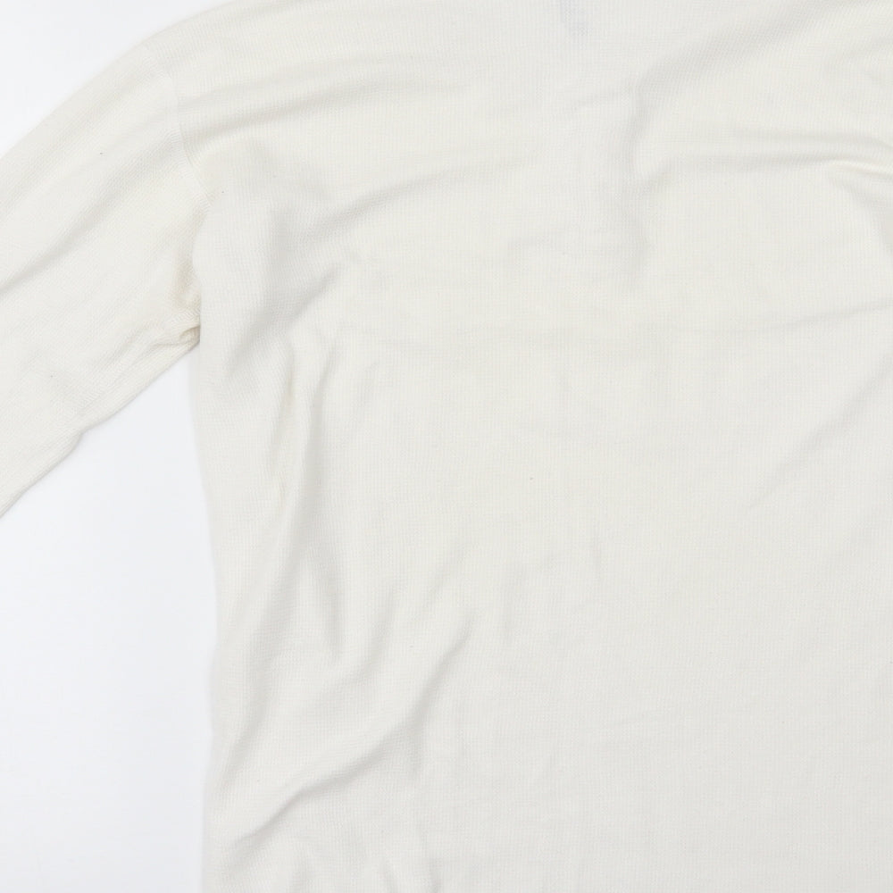 American Apparel Mens White    T-Shirt Size M