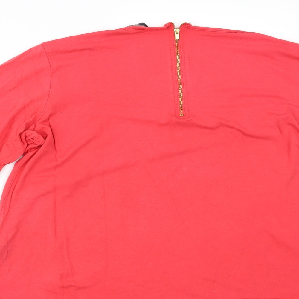 George Womens Red   Basic Blouse Size 16
