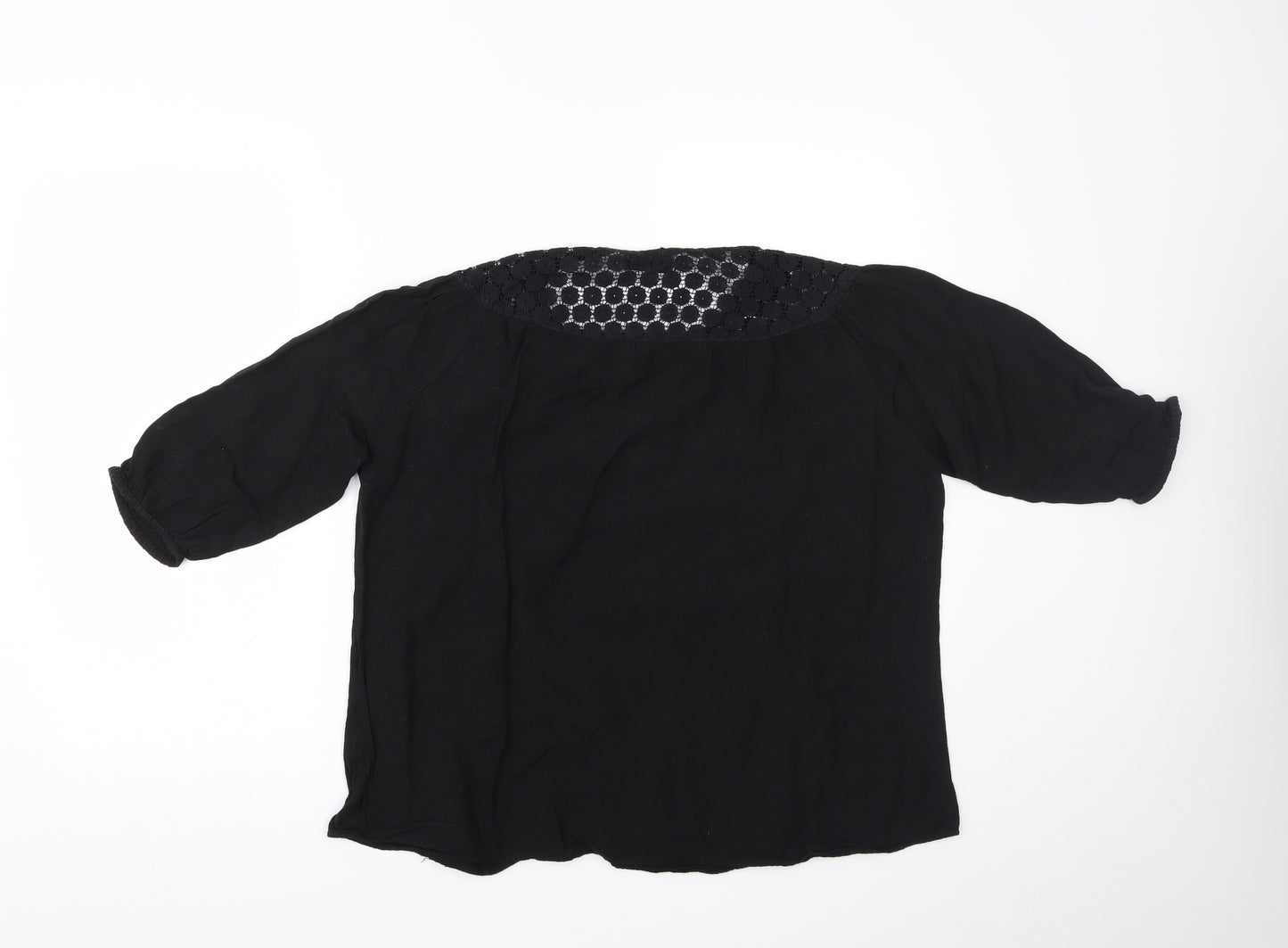 GIA Womens Black   Basic Blouse Size S