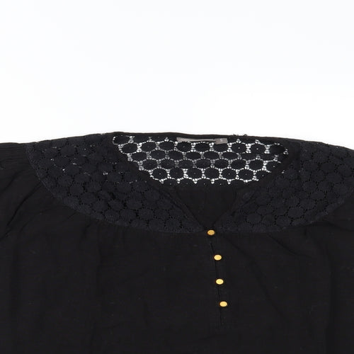 GIA Womens Black   Basic Blouse Size S