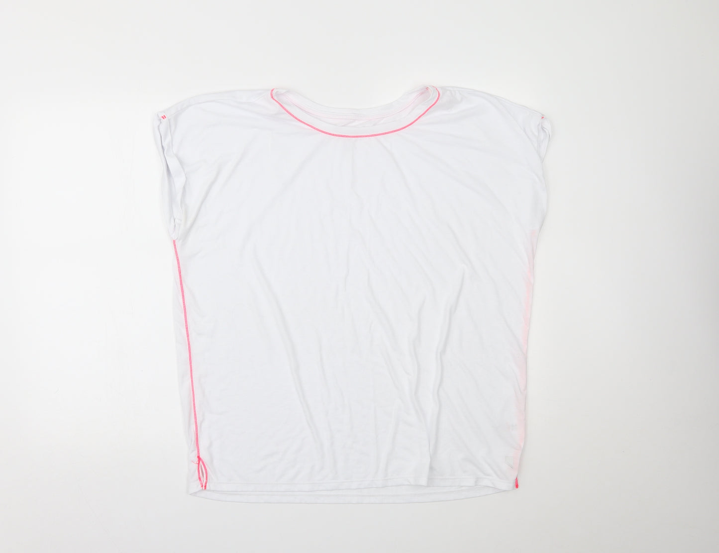 George Womens White   Pullover T-Shirt Size XL