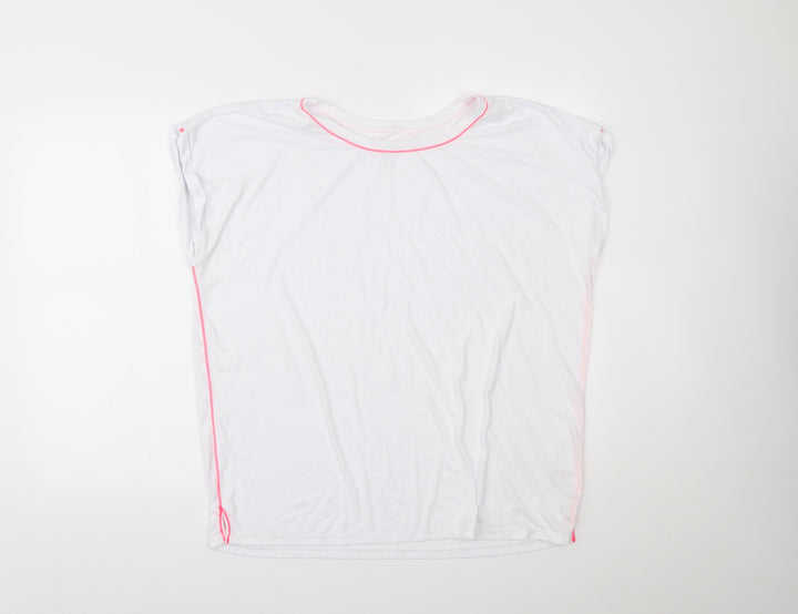 George Womens White   Pullover T-Shirt Size XL