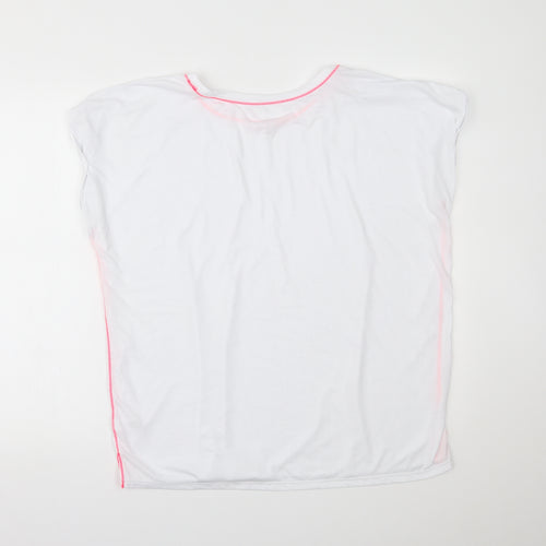 George Womens White   Pullover T-Shirt Size XL