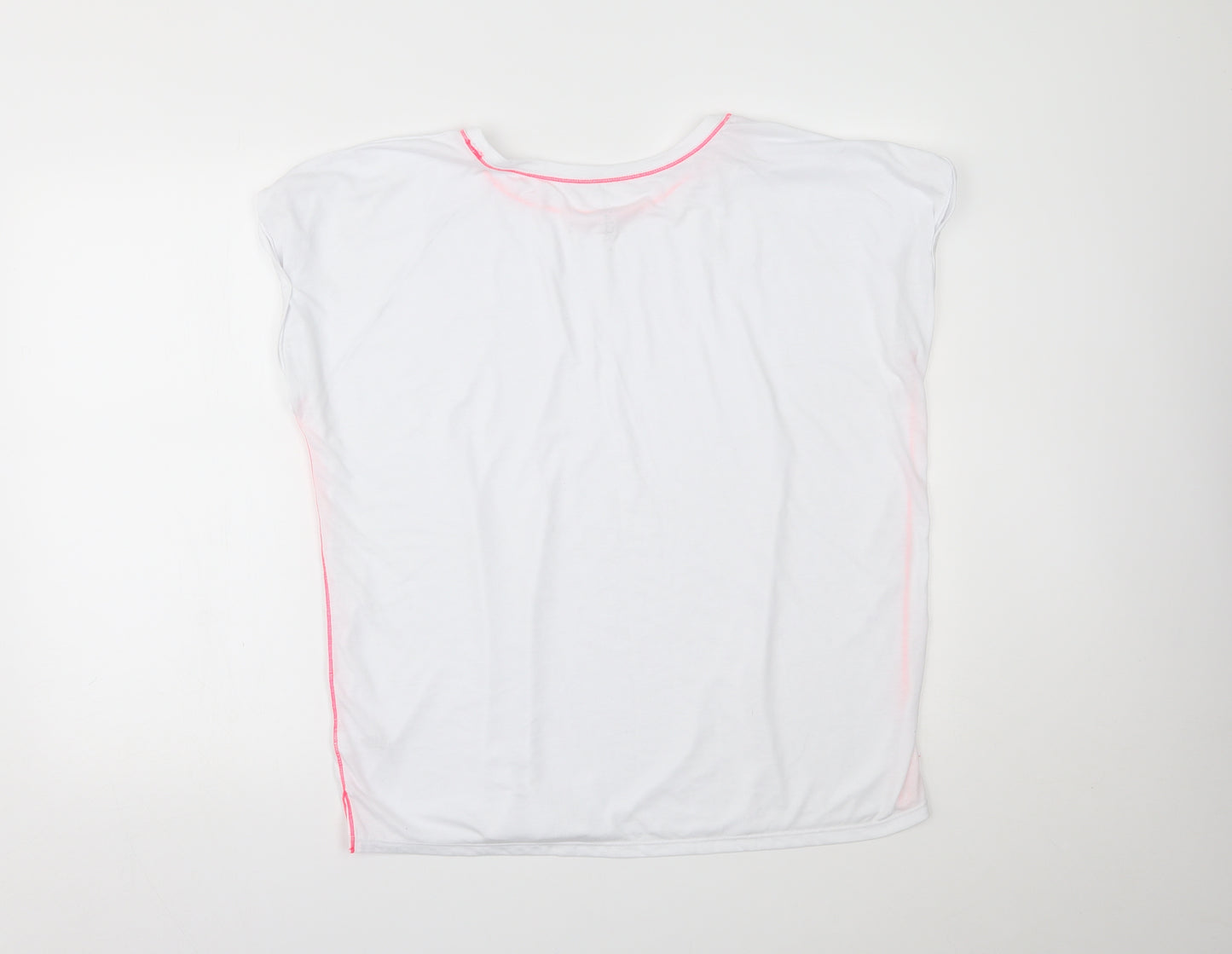 George Womens White   Pullover T-Shirt Size XL