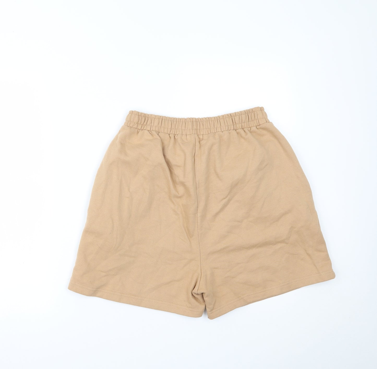 PRETTYLITTLETHING Womens Beige   Sweat Shorts Size 12