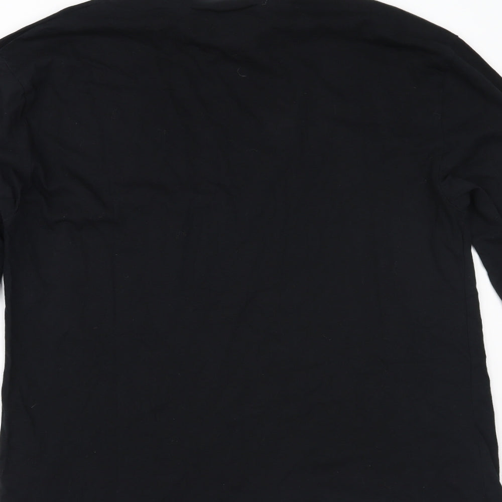 COLLUSION Mens Black    T-Shirt Size M