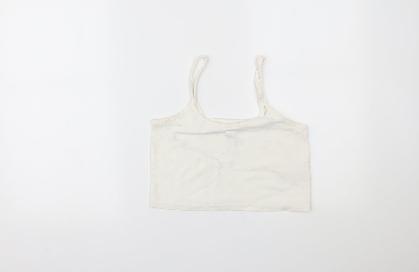 Topshop Womens White   Cropped Tank Size 12